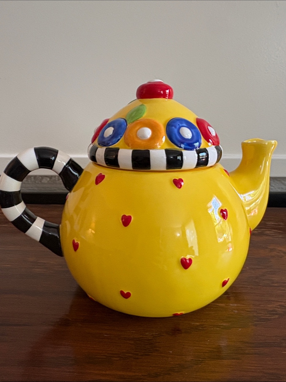 At Home With MARY ENGELBREIT Sakura ‘Afternoon Tea’ Teapot 1995
